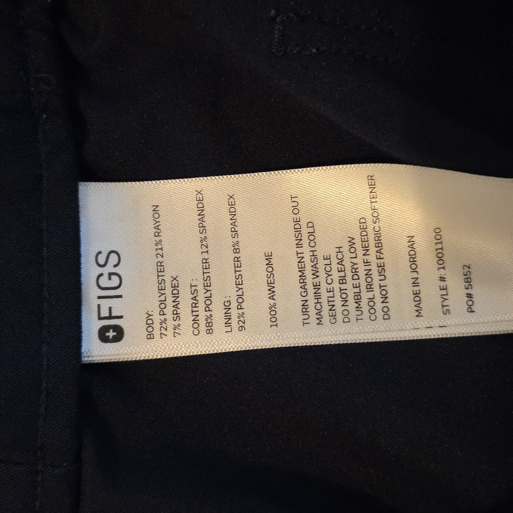 Figs High Waisted Navy Blue Joggers XXL - Picture 3 of 8